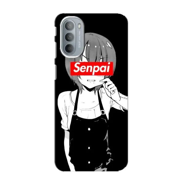 Чехол с принтом «Senpai» для Motorola MOTO G31