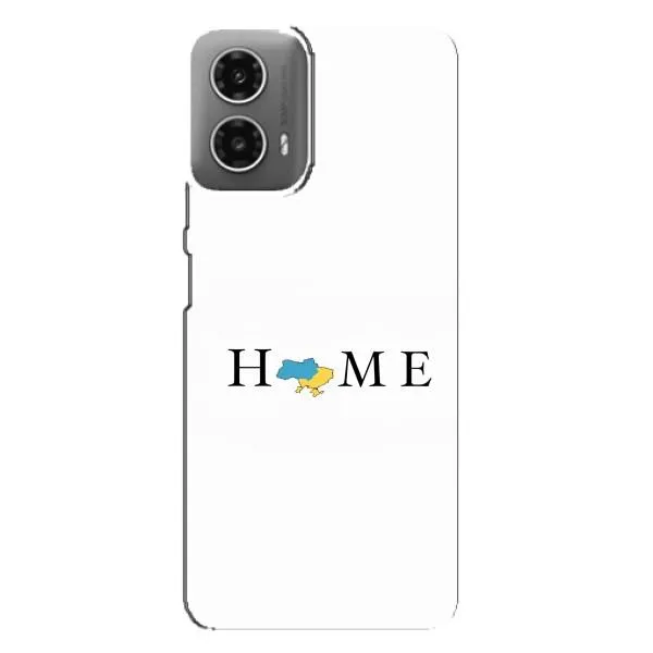 Чехол с принтом «Home» для Motorola MOTO G34