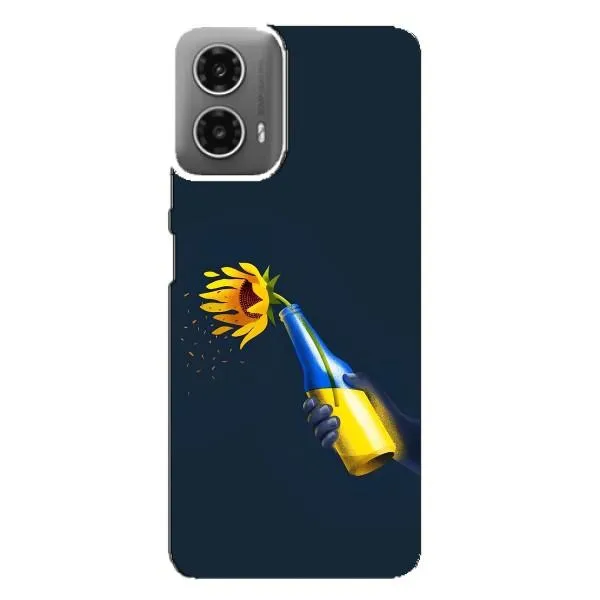 Чехол с принтом «Коктейль молотова» для Motorola MOTO G34