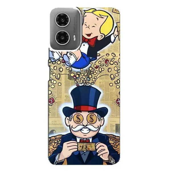 Чехол с принтом «Монополия Мен» для Motorola MOTO G34 Чехол с принтом «Монополия Мен» для Motorola MOTO G34