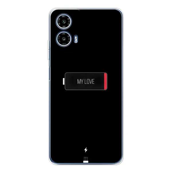 Чехол с принтом «Love battery» для Motorola Moto G35 Чехол с принтом «Love battery» для Motorola Moto G35