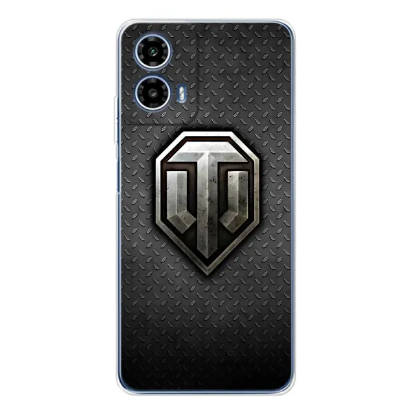 Чехол с принтом «Лого Tanks» для Motorola Moto G35 Чехол с принтом «Лого Tanks» для Motorola Moto G35
