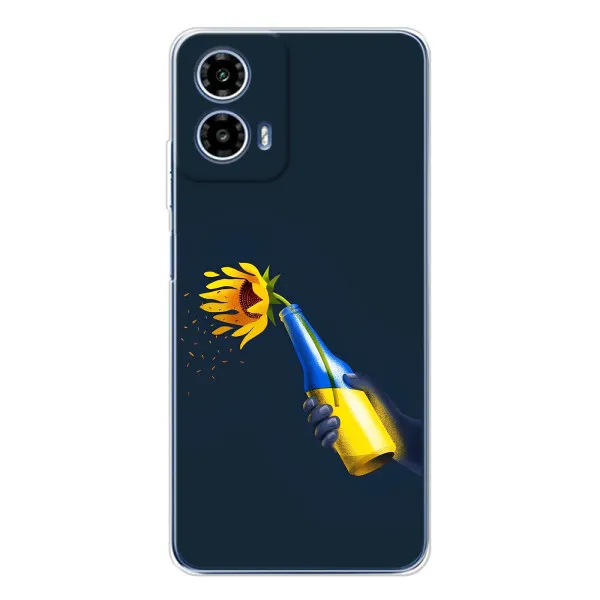 Чехол с принтом «Коктейль молотова» для Motorola Moto G35