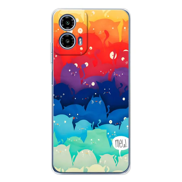 Чехол с принтом «Mew» для Motorola Moto G35