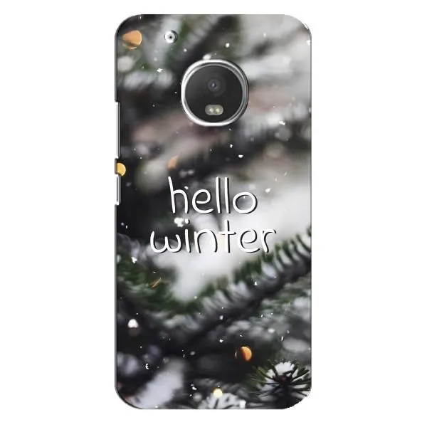 Чехол с принтом «Hello winter» для Motorola MOTO G5