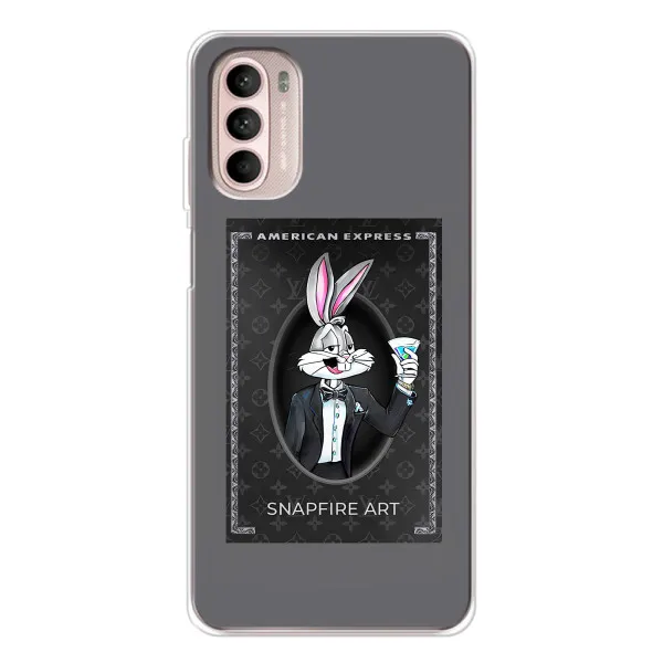 Чехол с принтом «Бакс Бани LV» для Motorola MOTO G52