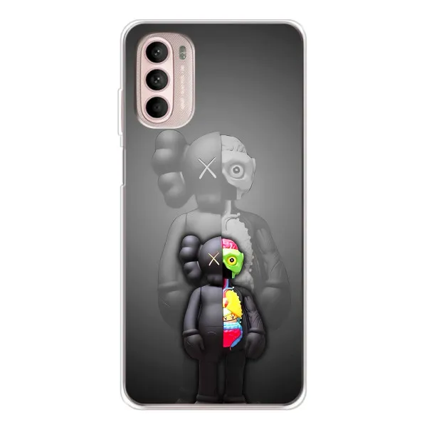 Чехол с принтом «Тело Bearbrick» для Motorola MOTO G52