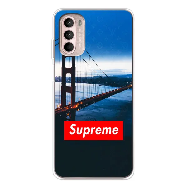 Чехол с принтом «Стиль Supreme» для Motorola MOTO G52 Чехол с принтом «Стиль Supreme» для Motorola MOTO G52