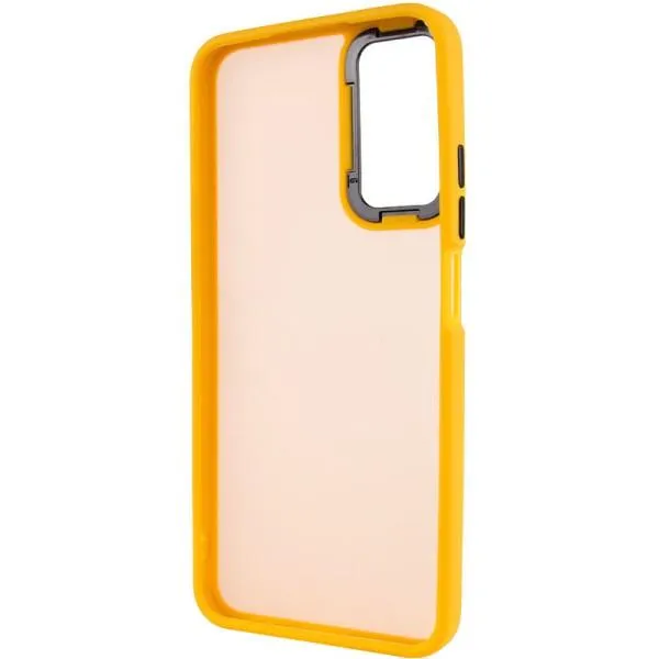 Чехол TPU+PC Lyon Frosted для Motorola Moto G54 — Оранжевый — фото 3 Чехол TPU+PC Lyon Frosted для Motorola Moto G54 — Оранжевый — фото 3
