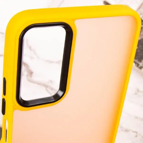 Чехол TPU+PC Lyon Frosted для Motorola Moto G54 — Оранжевый — фото 5 Чехол TPU+PC Lyon Frosted для Motorola Moto G54 — Оранжевый — фото 5