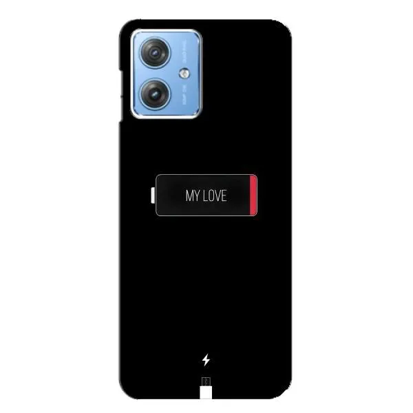 Чехол с принтом «Love battery» для Motorola MOTO G54 / G54 Power Чехол с принтом «Love battery» для Motorola MOTO G54 / G54 Power