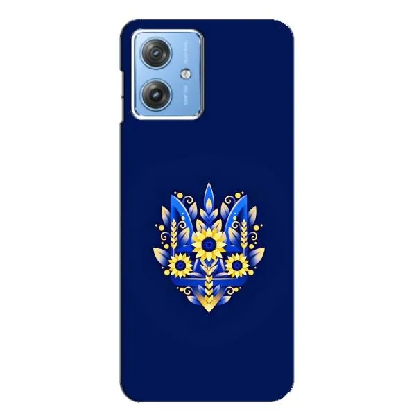 Чехол с принтом «Цветочный Герб» для Motorola MOTO G54 / G54 Power Чехол с принтом «Цветочный Герб» для Motorola MOTO G54 / G54 Power