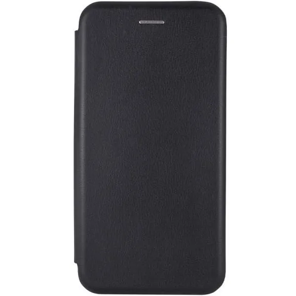 Кожаный чехол-книжка Classy для Motorola Moto G55 5G — Черный — фото 1