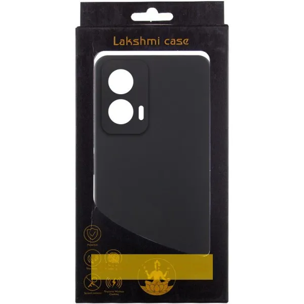 Чехол Silicone Cover Lakshmi Full Camera (AAA) для Motorola Moto G55 5G — Черный — фото 4