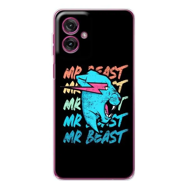 Чехол с принтом «logo Mr beast» для Motorola Moto G55 Чехол с принтом «logo Mr beast» для Motorola Moto G55