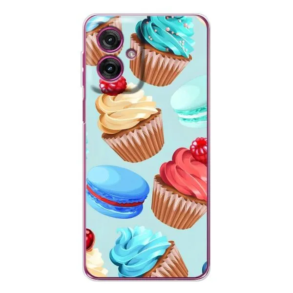 Чехол с принтом «Кексики» для Motorola Moto G55