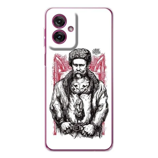 Чехол с принтом «Козак Шевченко» для Motorola Moto G55
