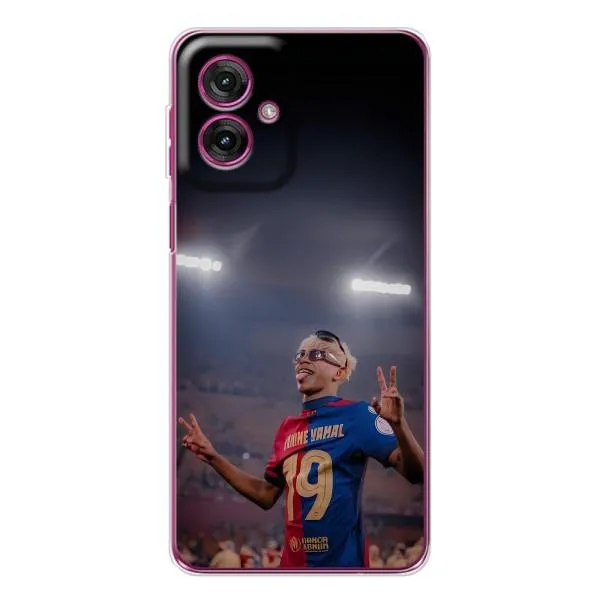Чехол с принтом «Ямаль на стадионе» для Motorola Moto G55 Чехол с принтом «Ямаль на стадионе» для Motorola Moto G55