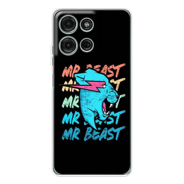Чехол с принтом «logo Mr beast» для Motorola MOTO G56