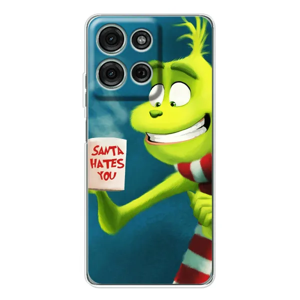Чехол с принтом «Зеленый Гринч» для Motorola MOTO G56 Чехол с принтом «Зеленый Гринч» для Motorola MOTO G56