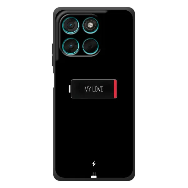 Чохол з принтом «Love battery» для Motorola Moto G57 Power Чохол з принтом «Love battery» для Motorola Moto G57 Power