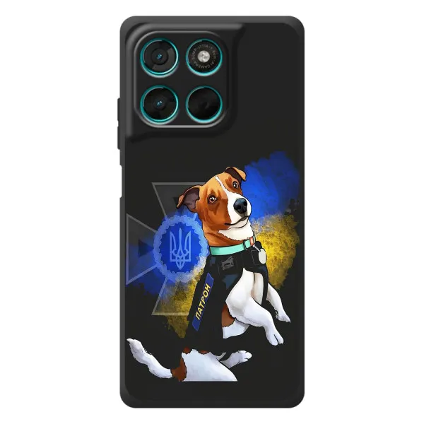 Чохол з принтом «Патрон собачка» для Motorola Moto G57 Power Чохол з принтом «Патрон собачка» для Motorola Moto G57 Power