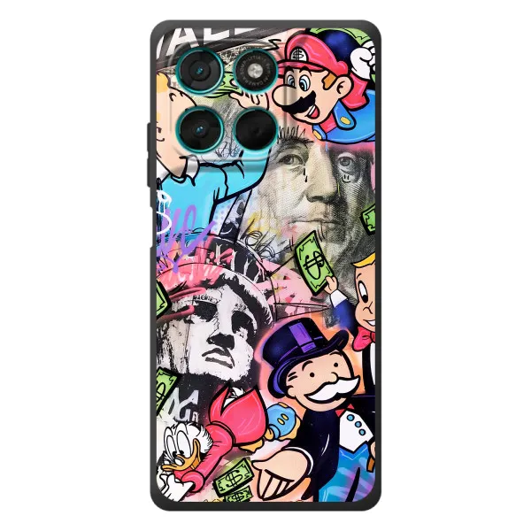 Чехол с принтом «Monopoly man» для Motorola Moto G57 Power Чехол с принтом «Monopoly man» для Motorola Moto G57 Power