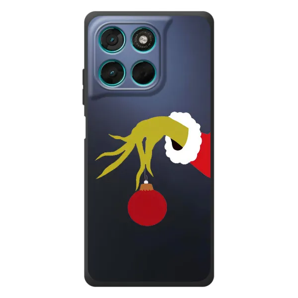 Чехол с принтом «Гринч с игрушкой» для Motorola Moto G57 Power Чехол с принтом «Гринч с игрушкой» для Motorola Moto G57 Power