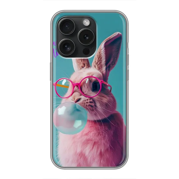 Чехол с принтом «Кролик в очках» для Motorola Moto G57