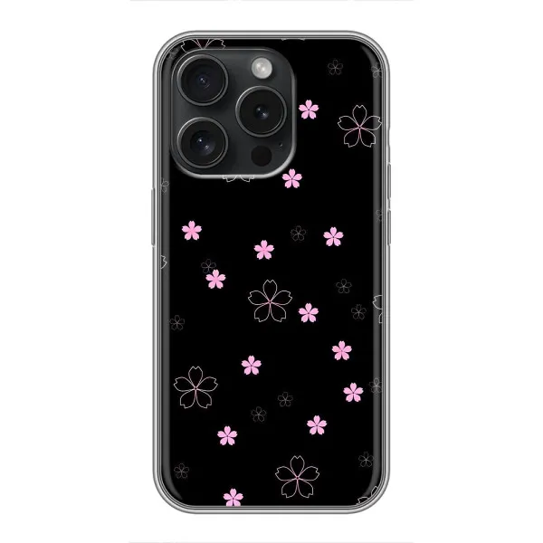 Чехол с принтом «Розовые цветы на черном» для Motorola Moto G57 Чехол с принтом «Розовые цветы на черном» для Motorola Moto G57