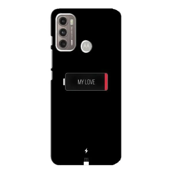 Чехол с принтом «Love battery» для Motorola MOTO G60 Чехол с принтом «Love battery» для Motorola MOTO G60