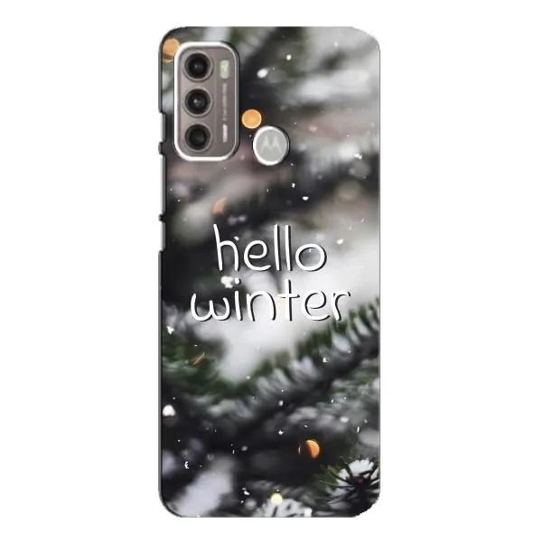 Чехол с принтом «Hello winter» для Motorola MOTO G60 Чехол с принтом «Hello winter» для Motorola MOTO G60