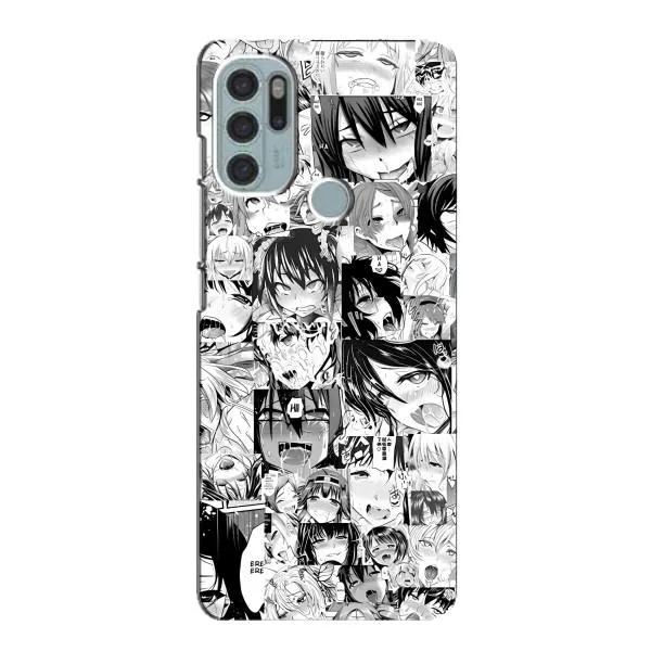 Чехол с принтом «Ahegao manga» для Motorola MOTO G60s