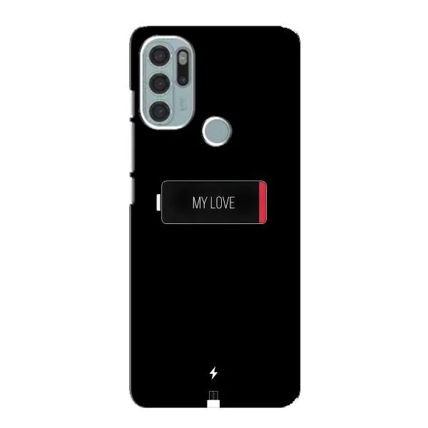 Чехол с принтом «Love battery» для Motorola MOTO G60s Чехол с принтом «Love battery» для Motorola MOTO G60s