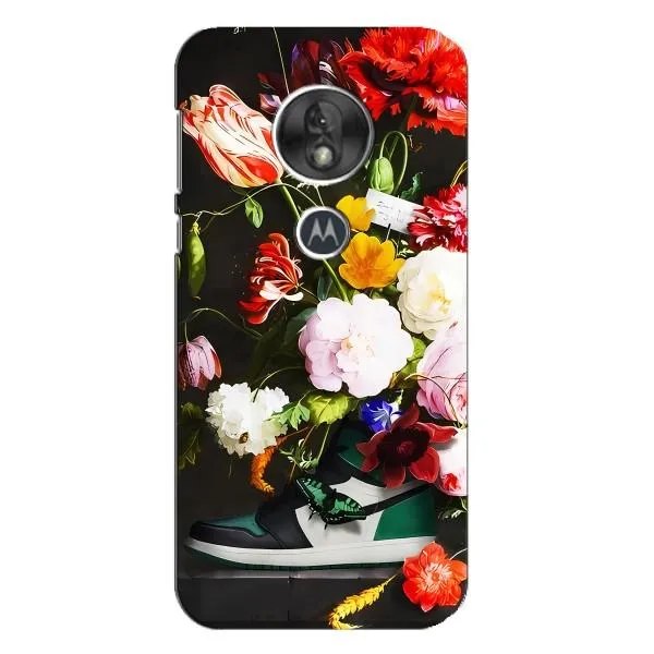 Чехол с принтом «Nike цветы» для Motorola MOTO G7 Play Чехол с принтом «Nike цветы» для Motorola MOTO G7 Play
