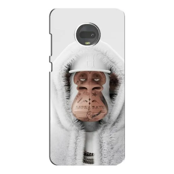 Чехол с принтом «обезьяна NFT в тату» для Motorola MOTO G7 Plus