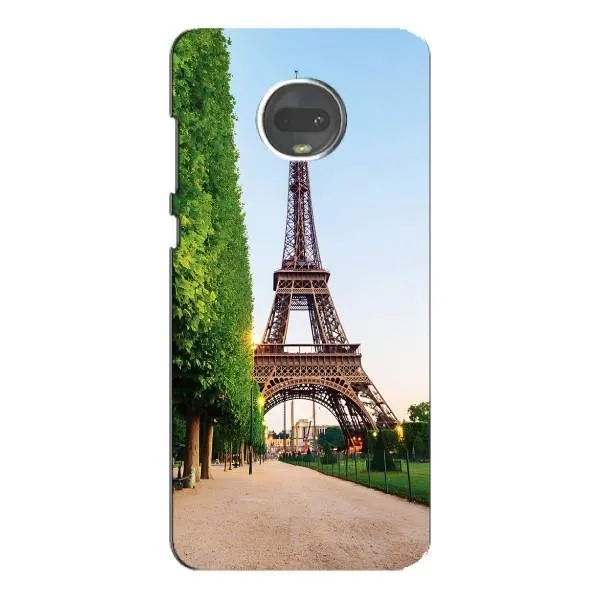 Чехол с принтом «Дорога в Париж» для Motorola MOTO G7
