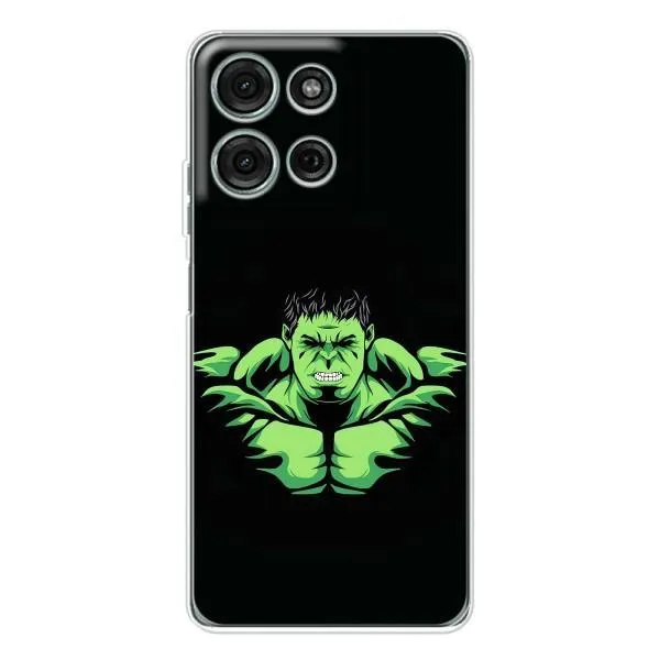 Чехол с принтом «Зелёный Халк» для Motorola Moto G75