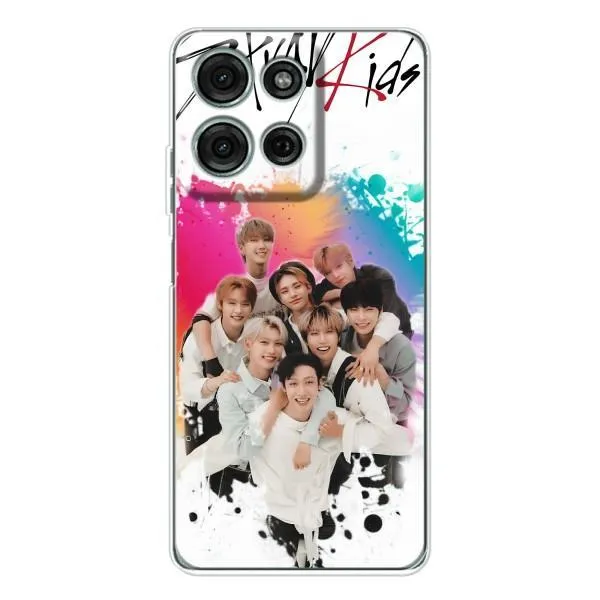 Чехол с принтом «Stray Kids» для Motorola Moto G75