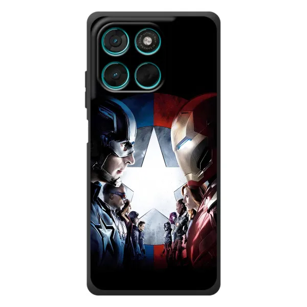 Чехол с принтом «Марвел стайл» для Motorola Moto G77 Чехол с принтом «Марвел стайл» для Motorola Moto G77