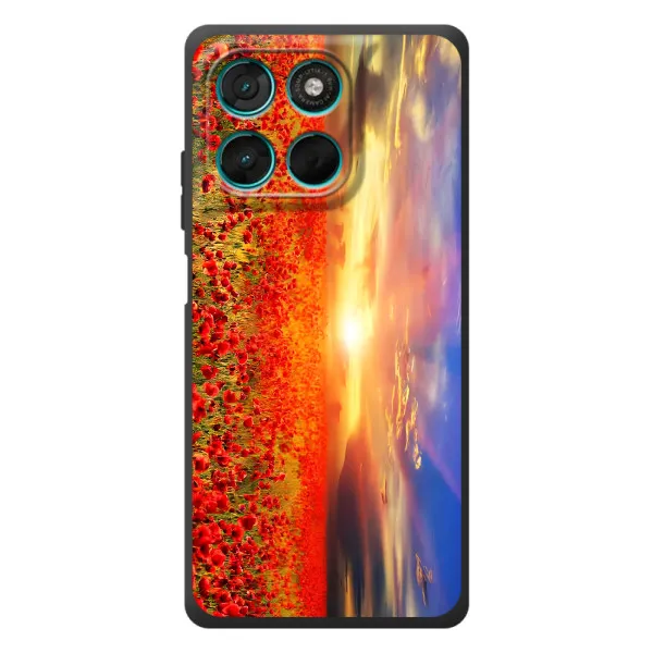 Чехол с принтом «Поле тюльпанов» для Motorola Moto G77 Чехол с принтом «Поле тюльпанов» для Motorola Moto G77