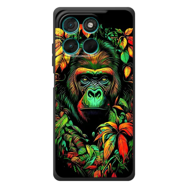 Чехол с принтом «Обезьяна в тропиках» для Motorola Moto G77