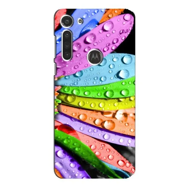 Чехол с принтом «Семицветик» для Motorola MOTO G8