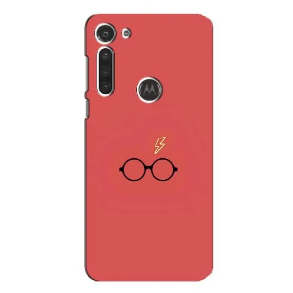 Чехол с принтом «шрам и очки» для Motorola MOTO G8