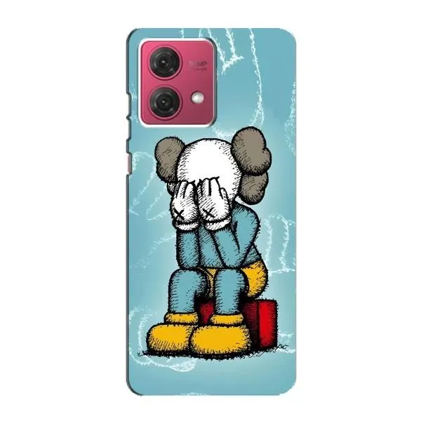 Чехол с принтом «Плач Bearbrick» для Motorola MOTO G84 Чехол с принтом «Плач Bearbrick» для Motorola MOTO G84