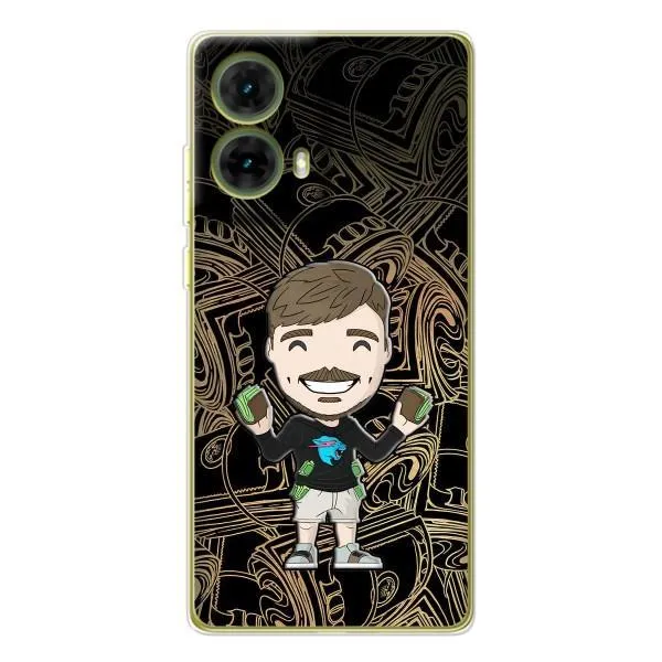 Чехол с принтом «Mister Beast» для Motorola MOTO G85 Чехол с принтом «Mister Beast» для Motorola MOTO G85