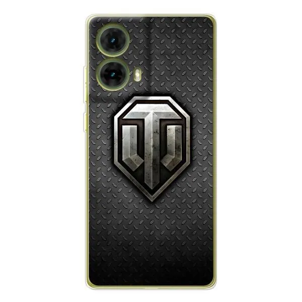 Чехол с принтом «Лого Tanks» для Motorola MOTO G85 Чехол с принтом «Лого Tanks» для Motorola MOTO G85