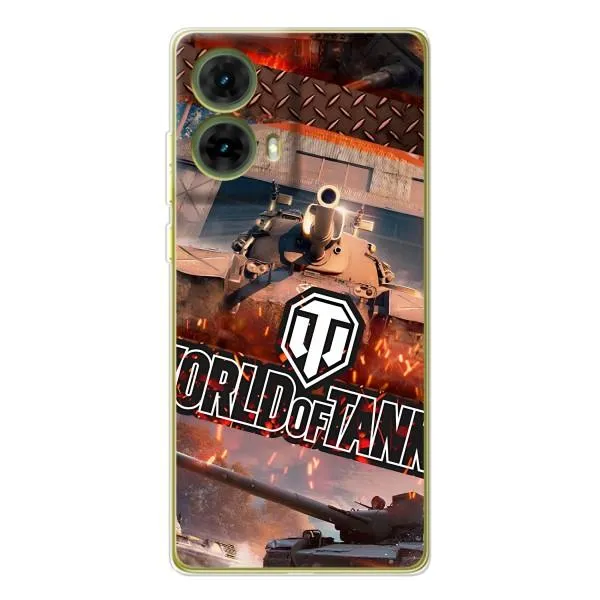 Чехол с принтом «World of Tanks» для Motorola MOTO G85 Чехол с принтом «World of Tanks» для Motorola MOTO G85