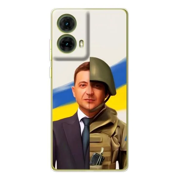 Чехол с принтом «Зеленский солдат» для Motorola MOTO G85 Чехол с принтом «Зеленский солдат» для Motorola MOTO G85