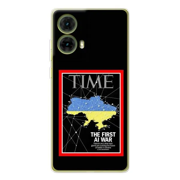 Чехол с принтом «TIME Ukraine» для Motorola MOTO G85 Чехол с принтом «TIME Ukraine» для Motorola MOTO G85